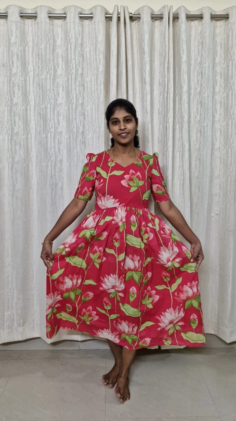 Rani Pink Floral Maxi