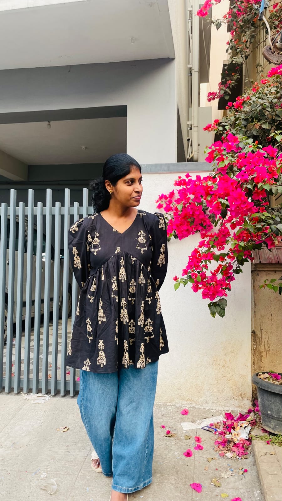 Black Short Kurti