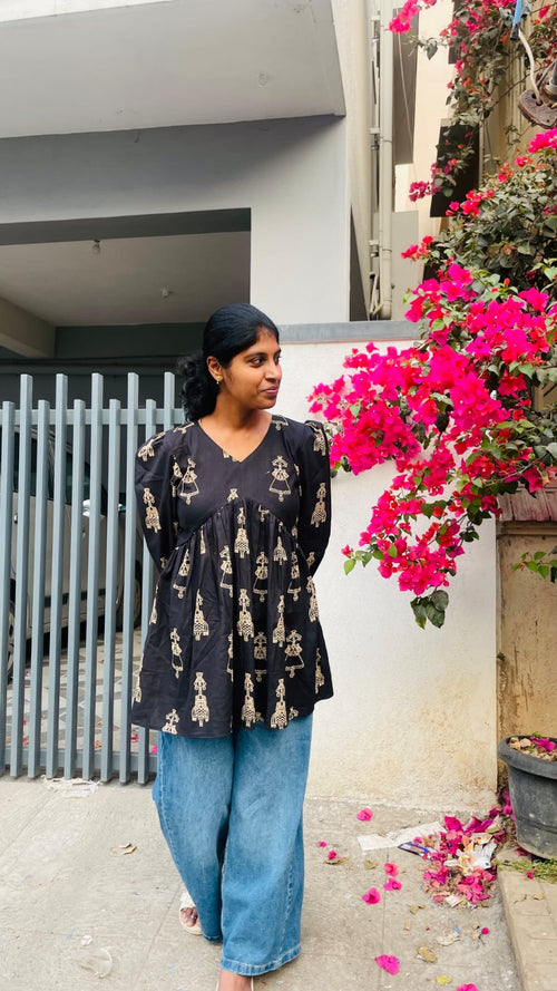 Black Short Kurti