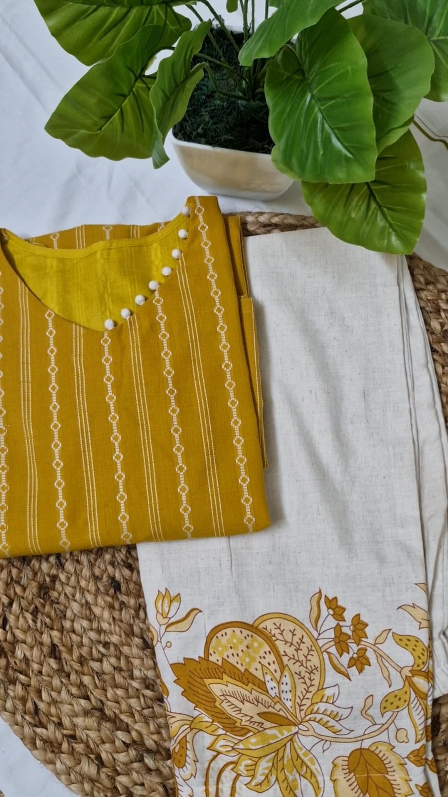 Yellow Kurti set