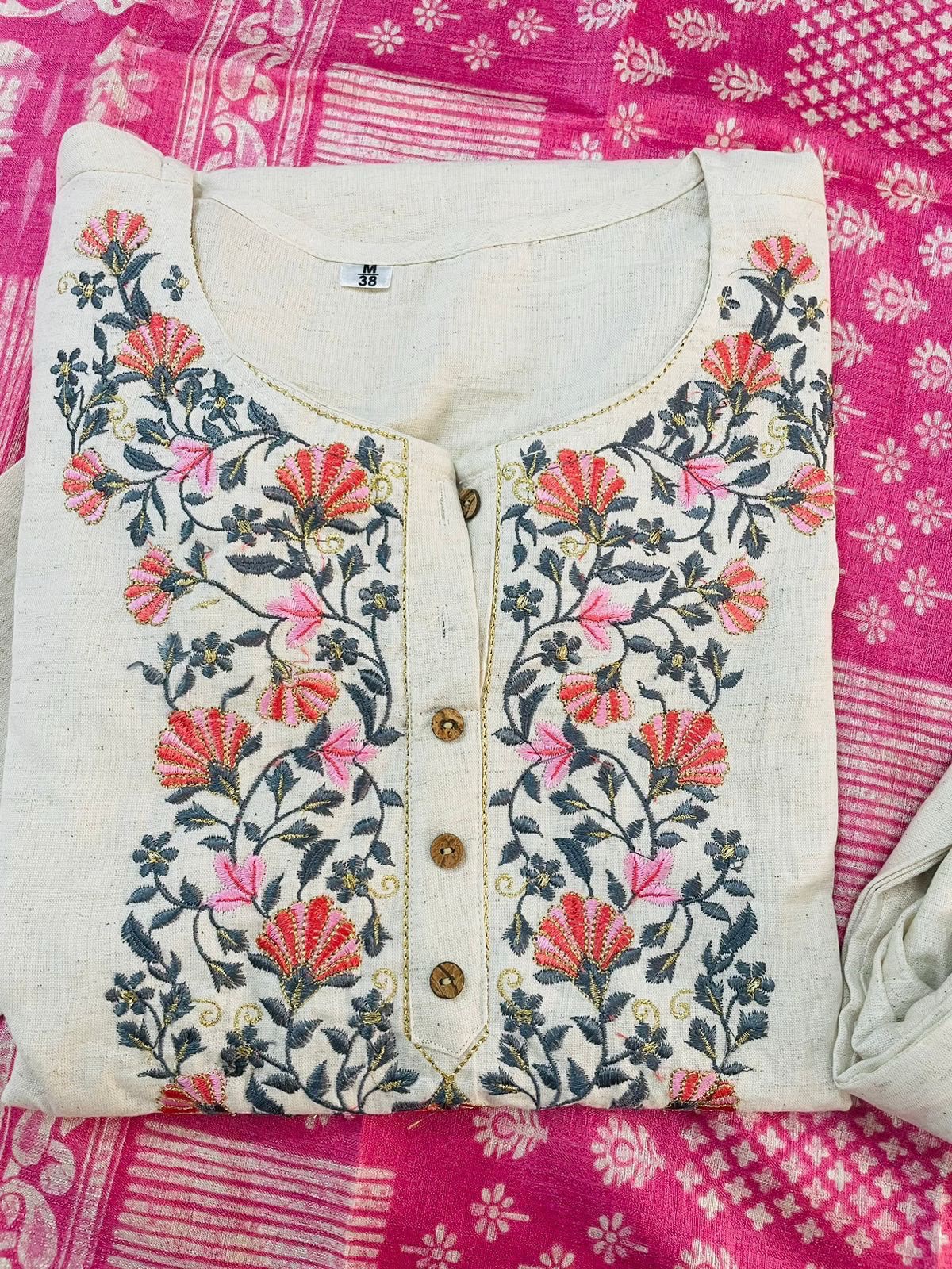 Flex Cotton Kurti set